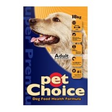 PET CHOICE Large Breed Adult Chicken&Rice 18 kg